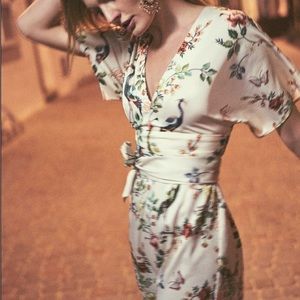 NWT Anthropologie dRA brand Avian Midi Dress Size 16